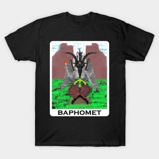 The Devil Baphomet Tarot Card T-Shirt